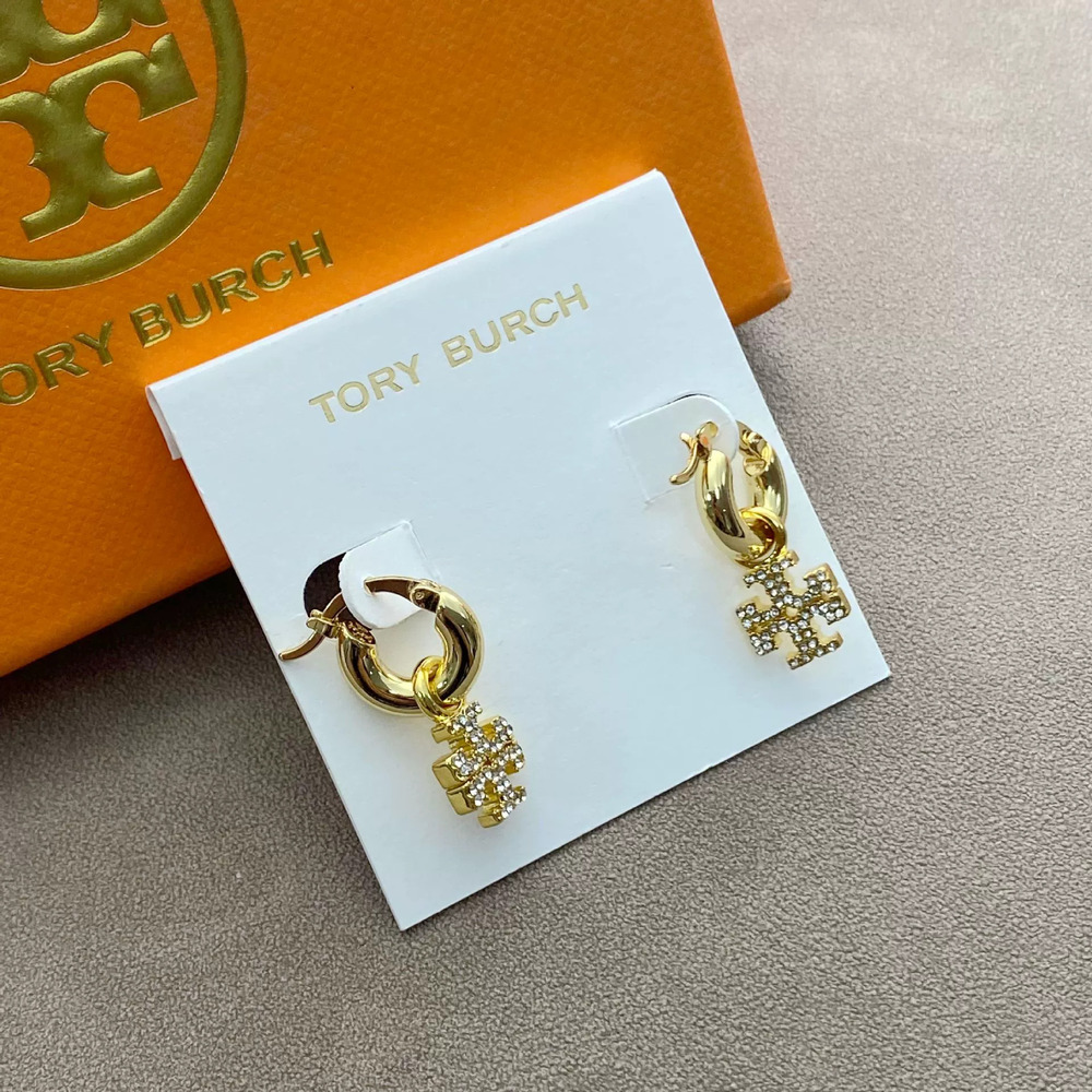 Tory Burch Rhinestone Earrings - Picture 2 of 8